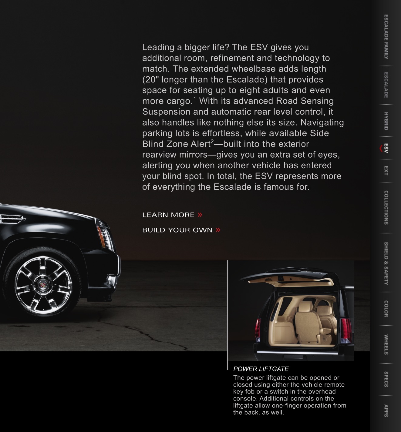 2012 Cadillac Escalade Brochure Page 5